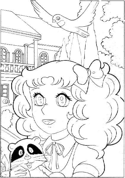 coloriage candy et capucin